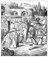 The Queen S Croquet Ground Alice S Adventures In Wonderland By Lewis Carroll